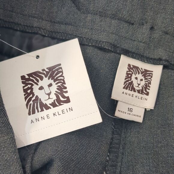 Anne Klein Woven Wide Leg Business Slacks Women's Plus Size 16 - Picture 10 of 12